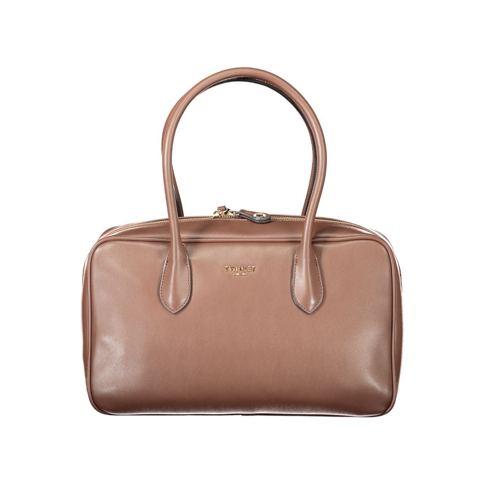 Twinset Brown Polyethylene Women Handbag