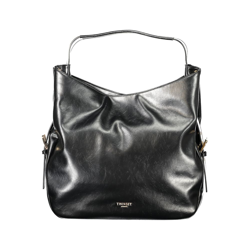 Twinset Black Polyethylene Women Hobo Bag