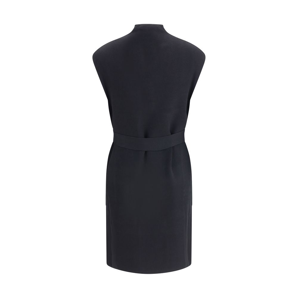 Max Mara Black Viscose Coat