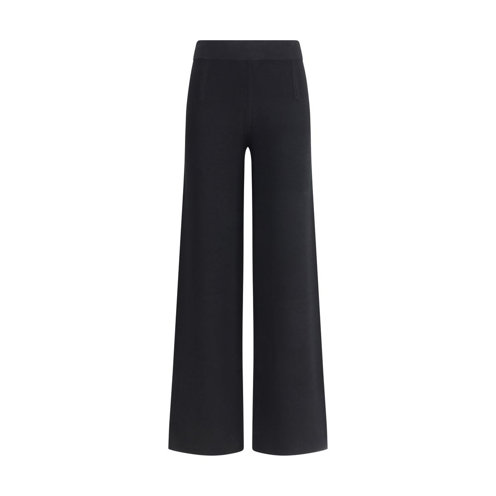 Max Mara Black Viscose Casual Pants