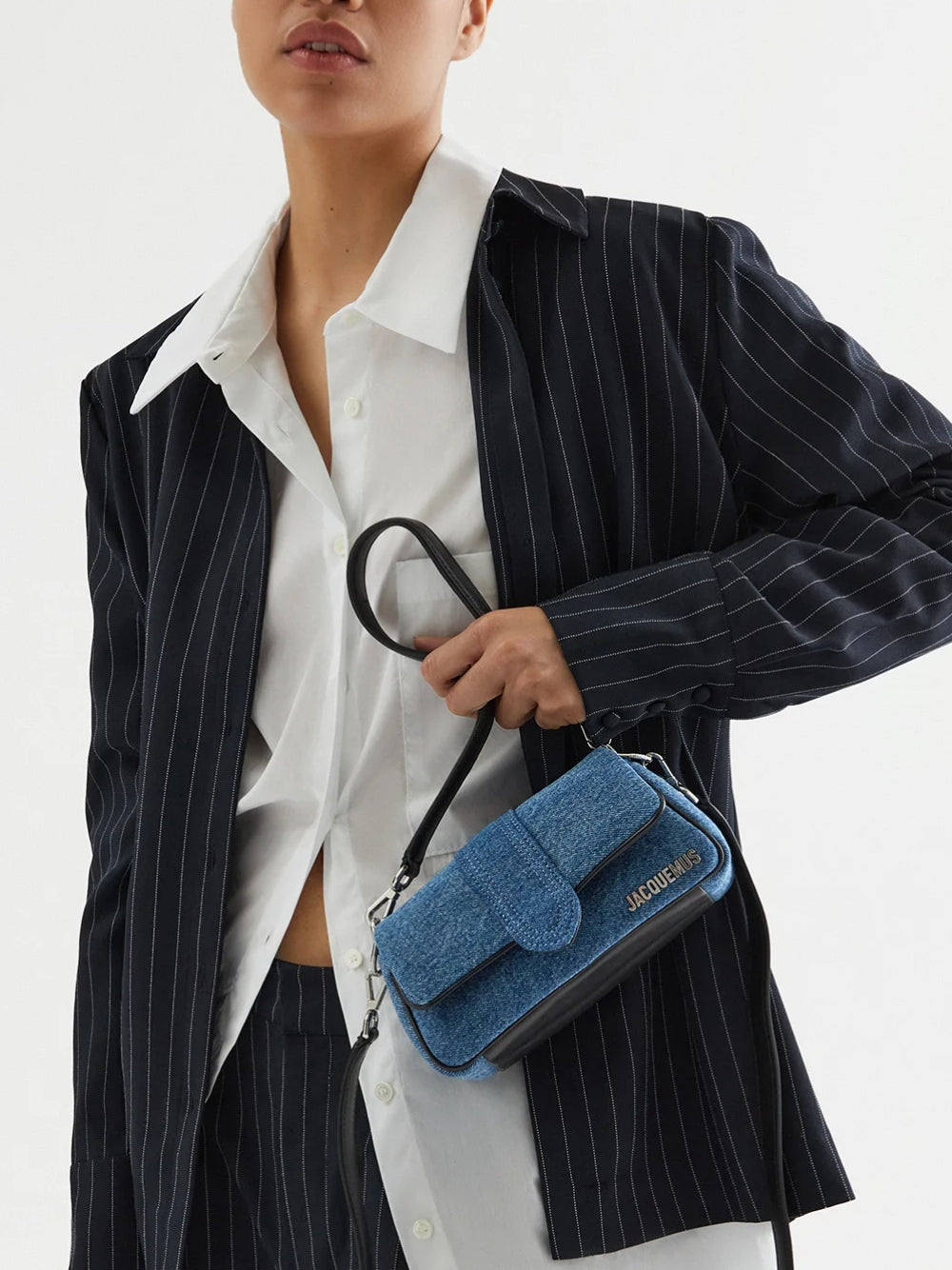 Jacquemus Denim Le Bambimou Petit Handbag
