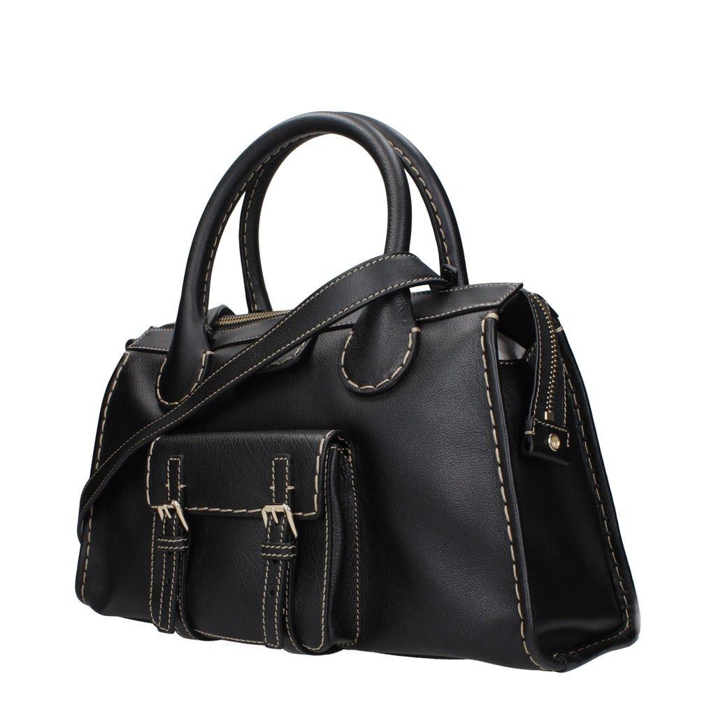 Chloé Black Leather Handbag