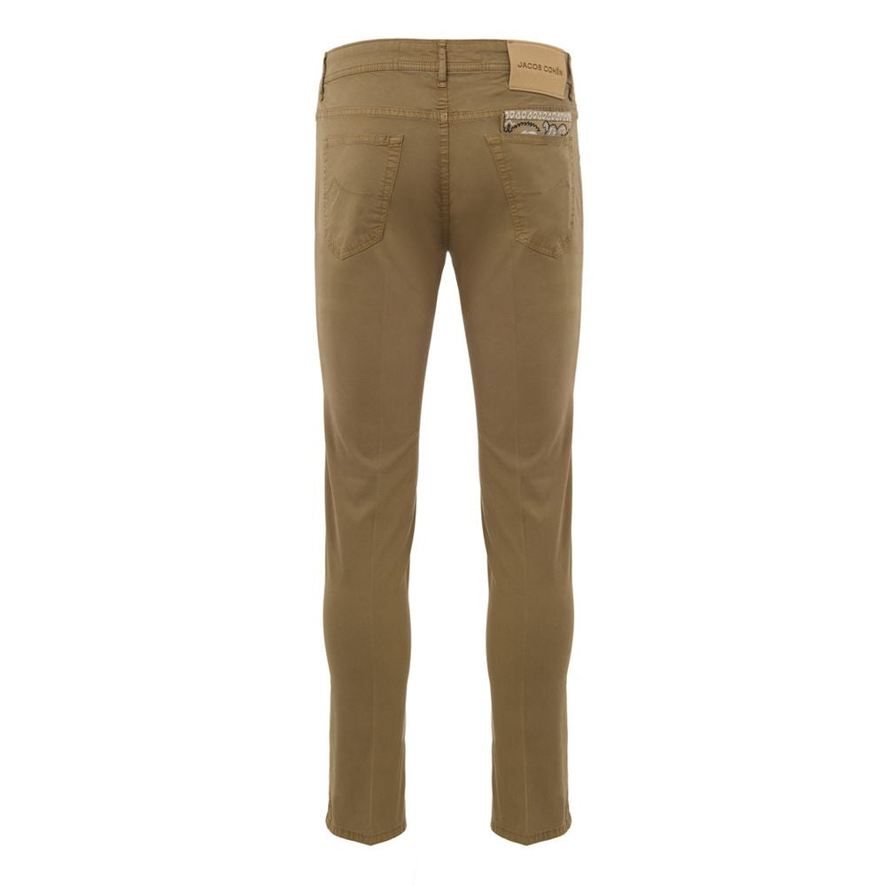 Jacob Cohen Beige Cotton Skinny Pants