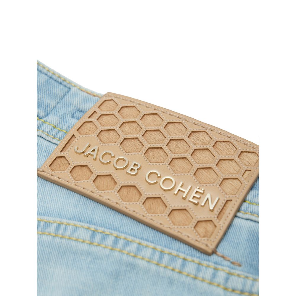 Jacob Cohen Blue Cotton Skinny Jeans