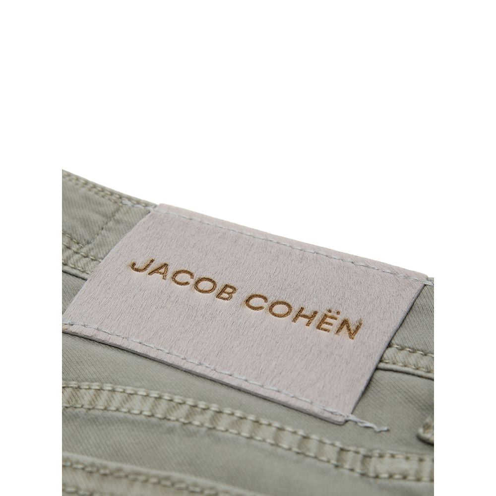 Jacob Cohen Gray Cotton Skinny Pants