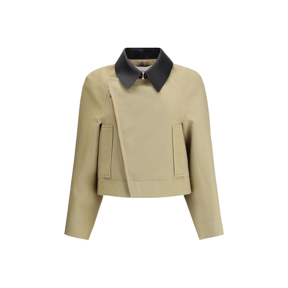 Givenchy Cropped Cotton and Wool Caban