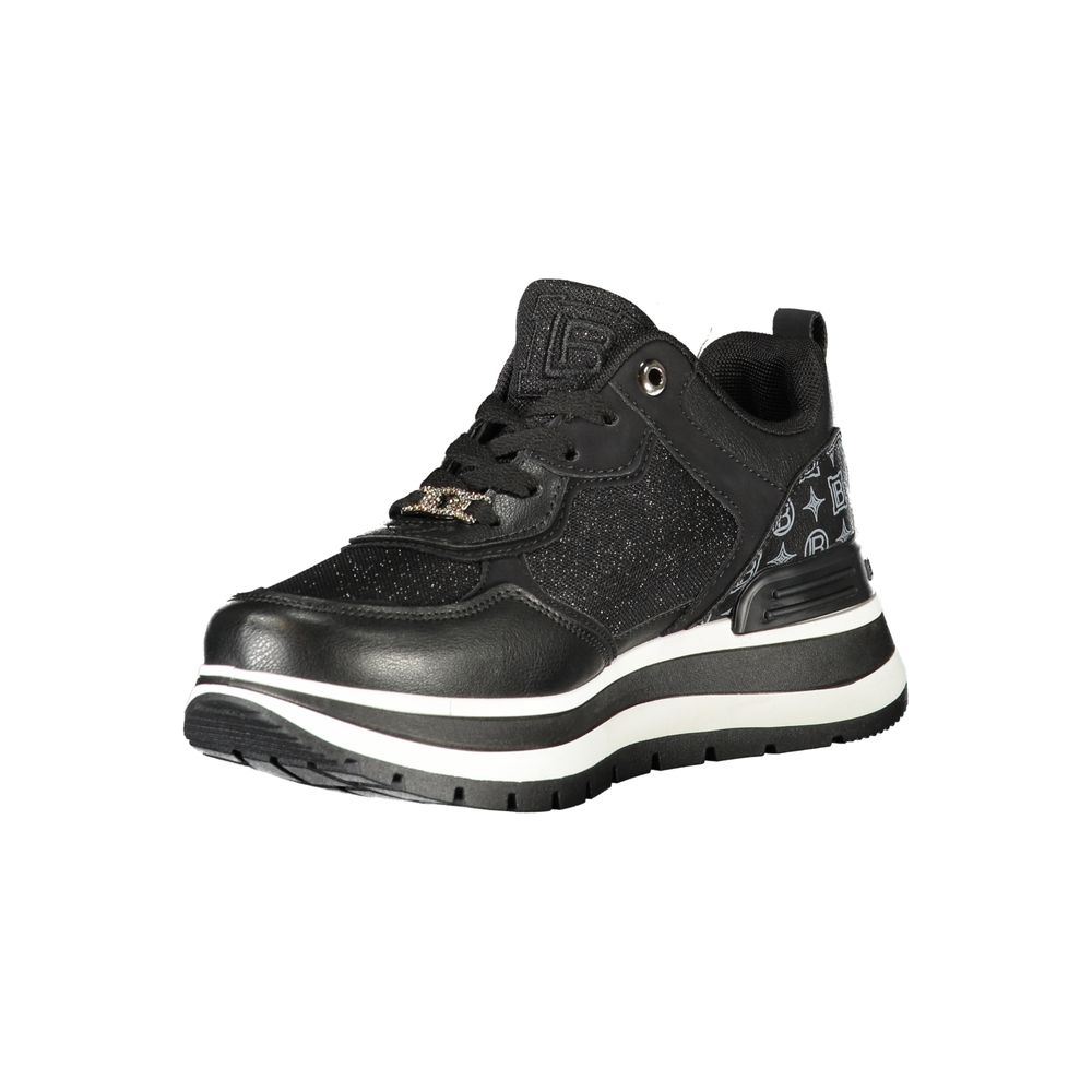 Laura Biagiotti Black Polyester Women Sneaker