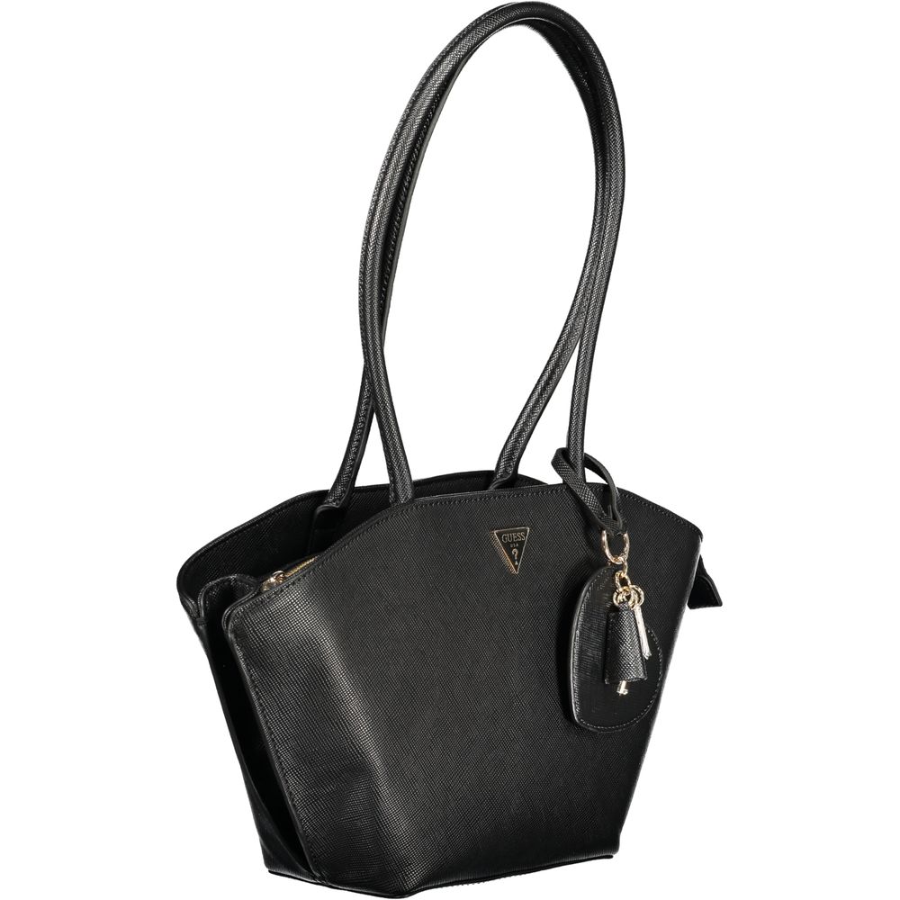 Guess Jeans Black Polyethylene Handbag