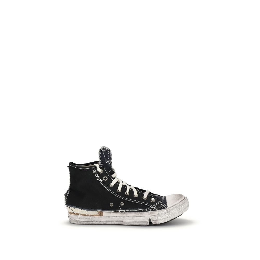 Margiela Black Rubber High Top Sneakers