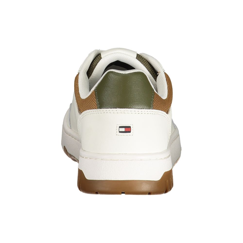 Tommy Hilfiger White Leather Men Sneaker