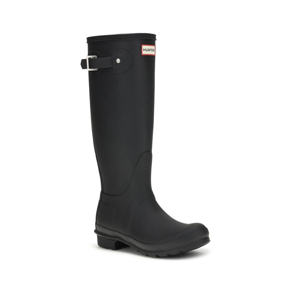 Hunter Black Rubber Rain Boots