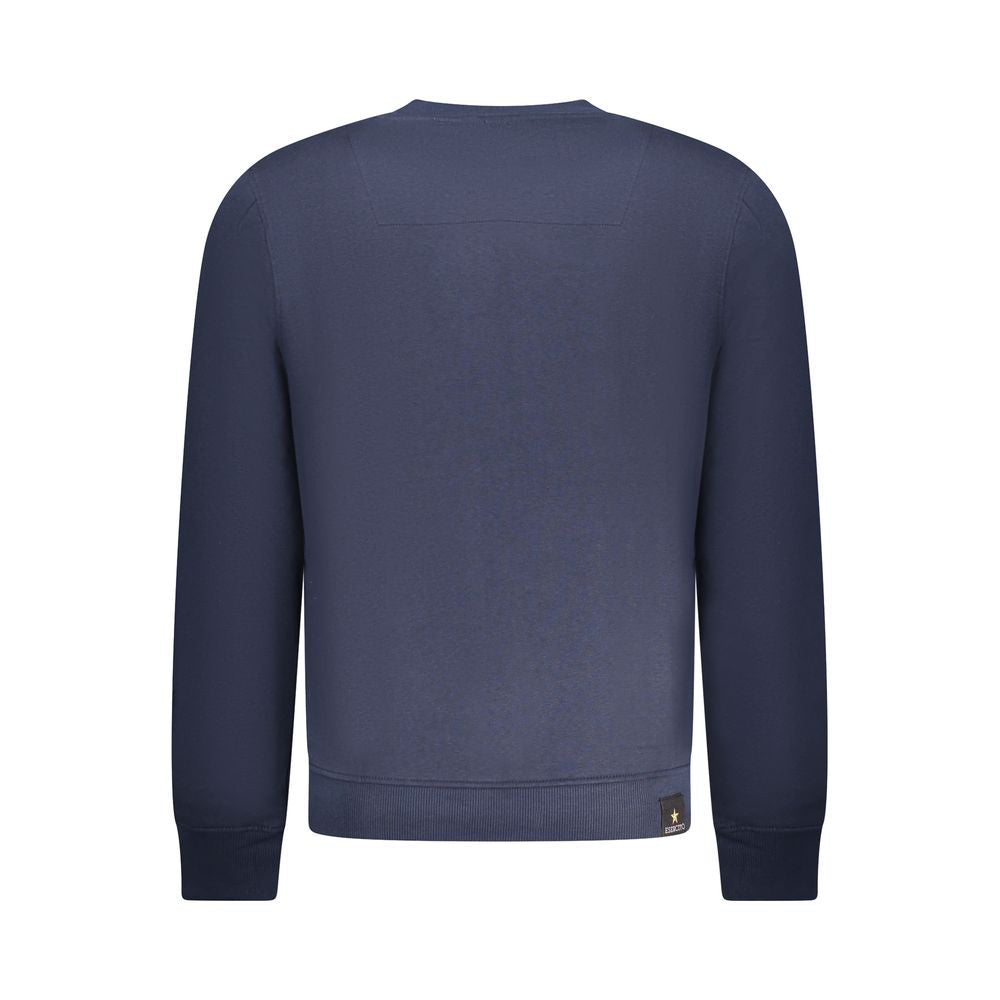 Accademia Militare Blue Cotton Men Sweater