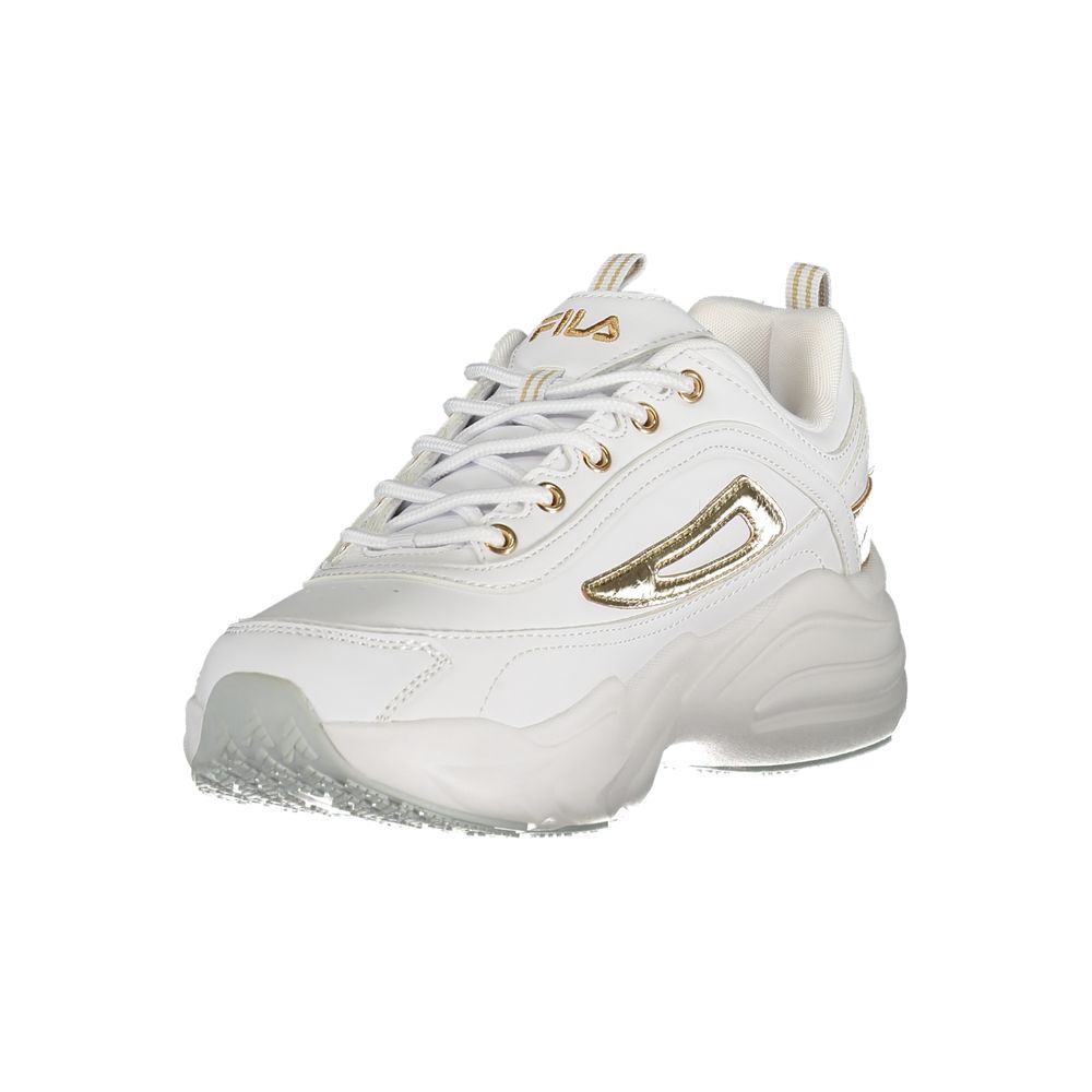 Fila White Polyester Sneaker