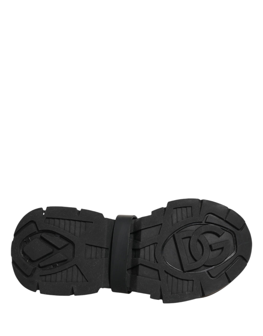 Dolce & Gabbana White Black Logo Airmaster Sneakers Men Shoes